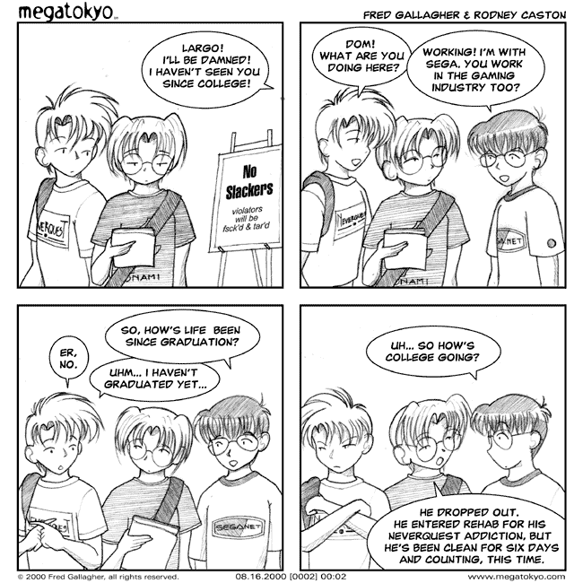 strip #2: E3 Meetings Friends